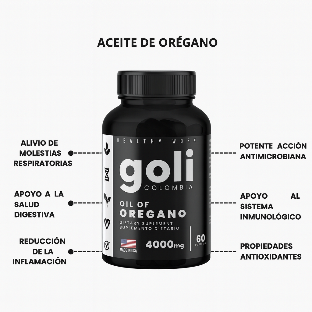 Aceite De Oregano Goli