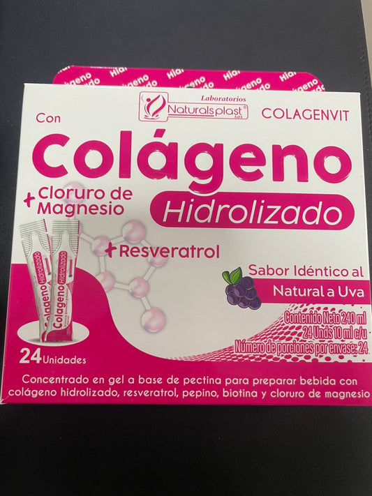 Colageno Hidrolizado + Cloruro de Magnesio + Resveratrol
